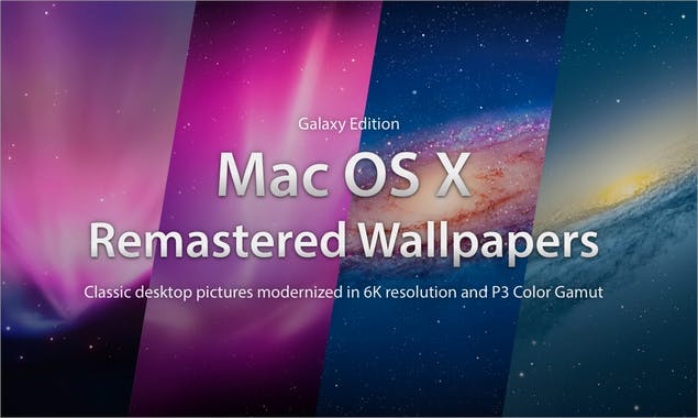 Galaxy Mac OS X Remastered Wallpapers