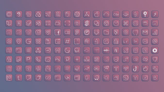 iOS 14 Charcoal Icons