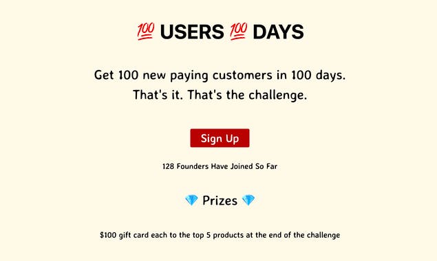 100 in 100 Challenge