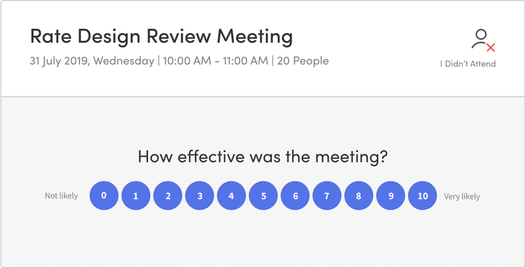 Rate The Meeting