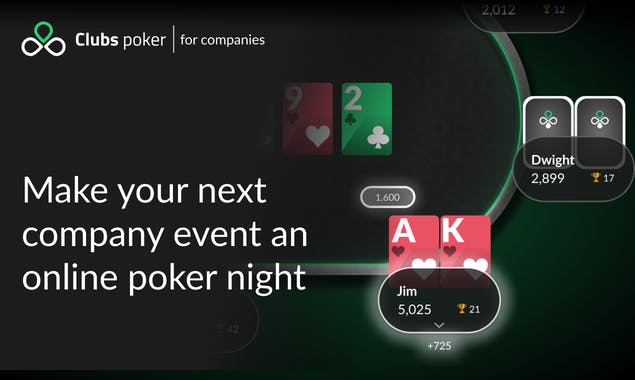Clubs Poker - For Companies