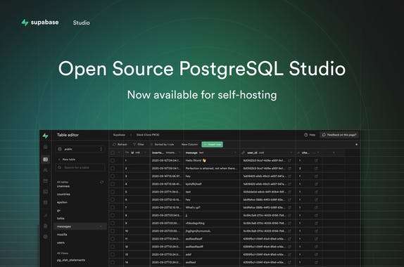 Open Source PostgreSQL Studio