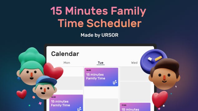 Family Time Scheduler by URSOR