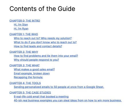 Cold Email Guide