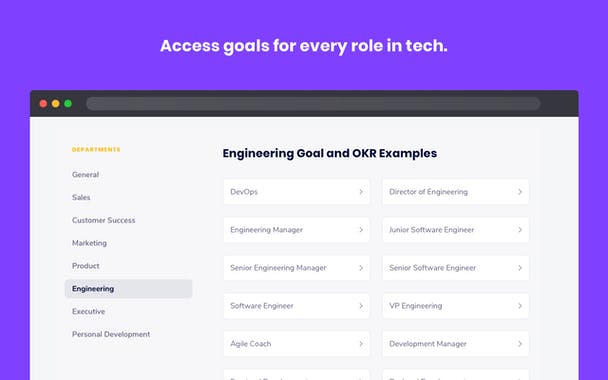 180+ OKR Examples Directory