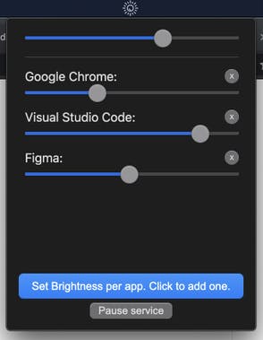 Menubar Auto Brightness