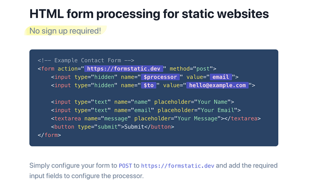 Formstatic