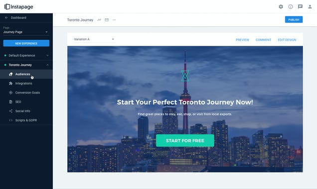 Personalization by Instapage