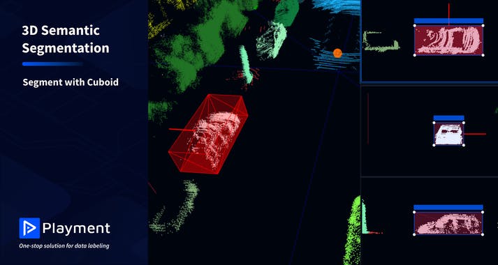 3D semantic segmentation by Playment