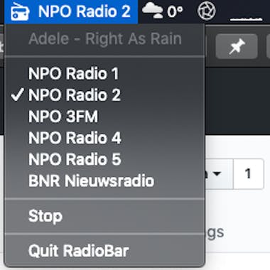 RadioBar