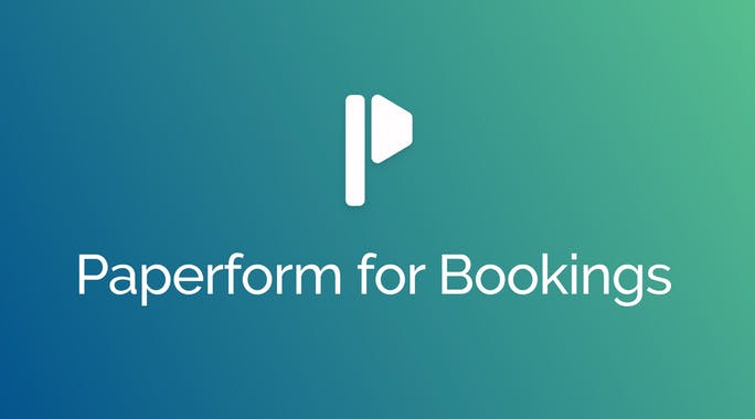 Bookings for Paperform