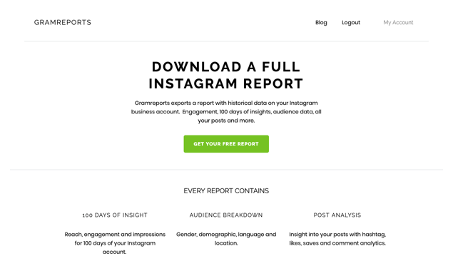 Instagram to Google Sheets Export