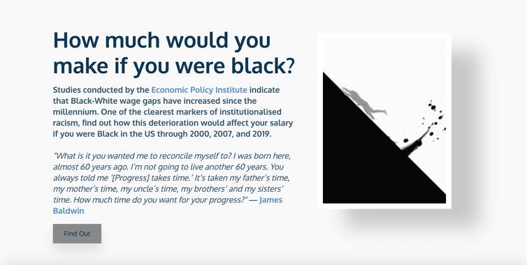 How much would you make if you were black?