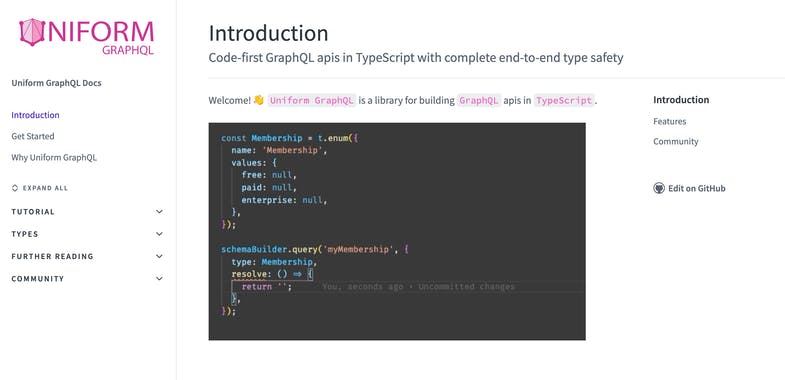 Uniform GraphQL