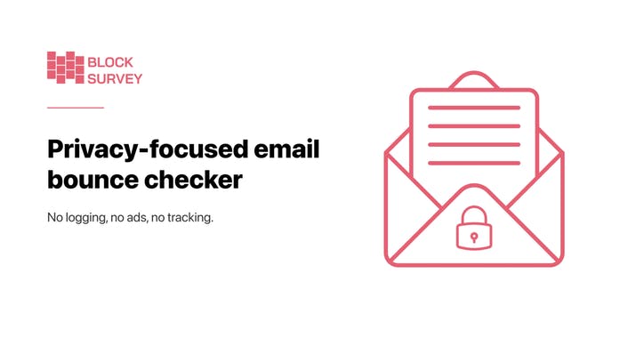 Email Bounce Checker from BlockSurvey