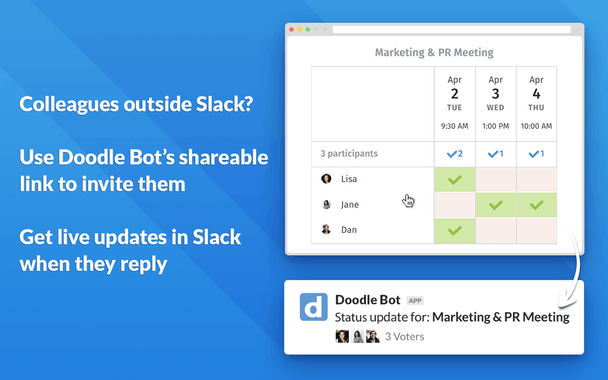 Doodle Bot for Slack