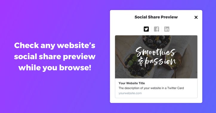 Social Share Preview