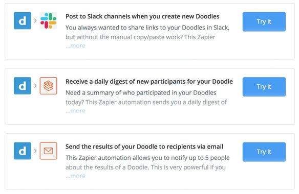 Doodle Zapier Integration