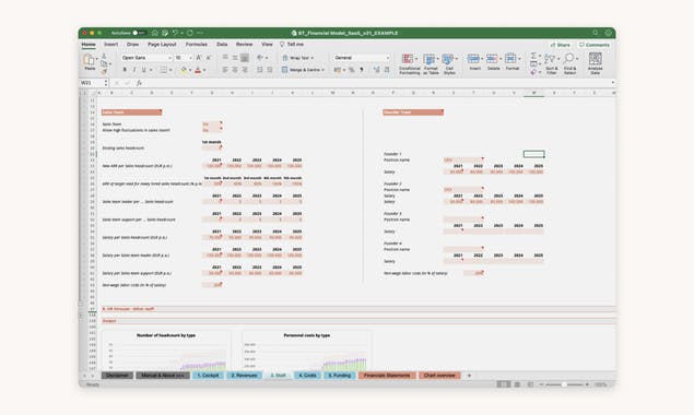 Financial Model Template