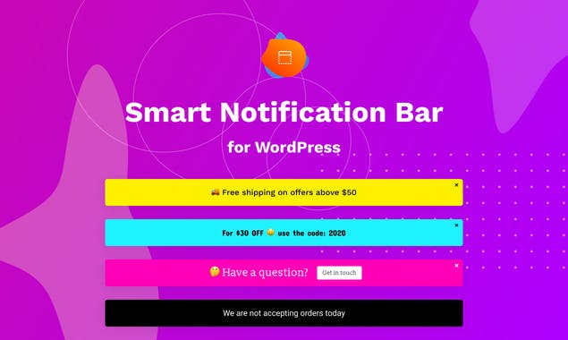 Smart Notification Bar for WordPress