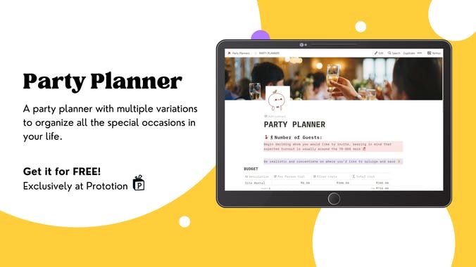 Notion Party Planners