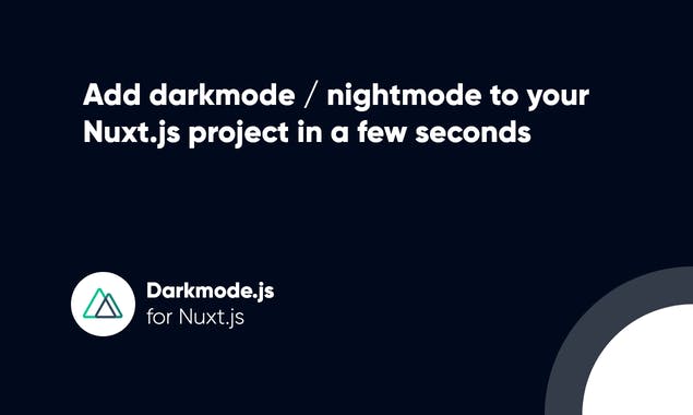 Darkmode Widget for Nuxt.js