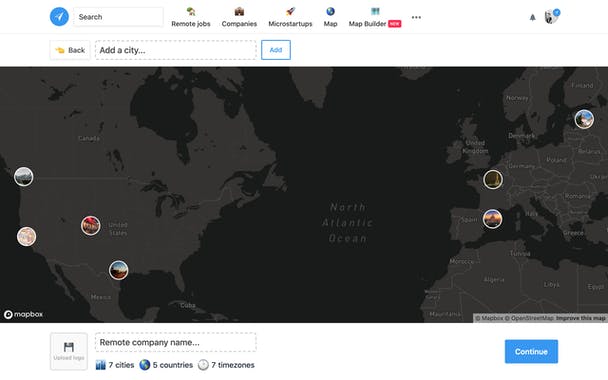 Map Builder for Remote Teams