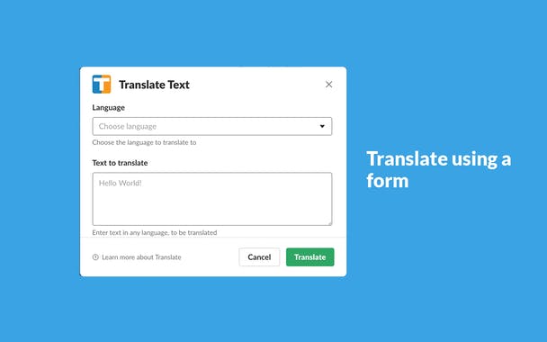 Translate for Slack