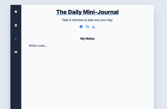 The Daily Mini-Journal 2.0