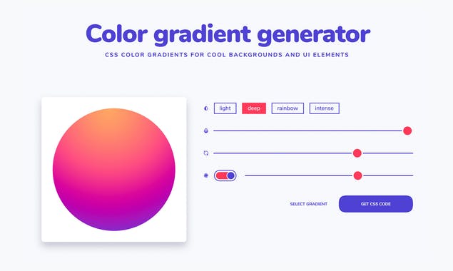 CSS Color Gradient Generator
