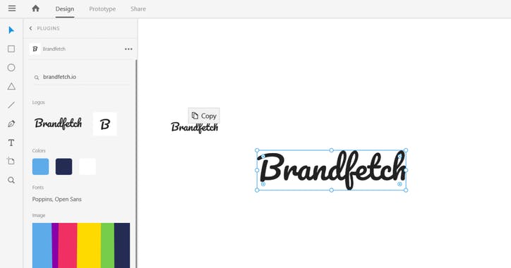Brandfetch for Adobe XD