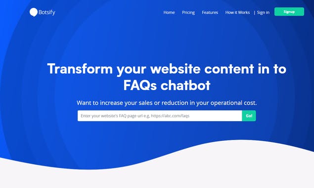 Botsify FAQ Chatbot