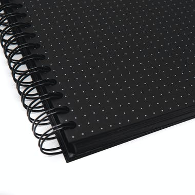 Dot Grid Notebook Black Edition