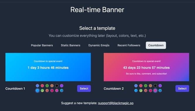 Twitter Real-time Banner