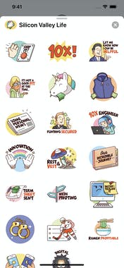 Life In Silicon Valley Stickers