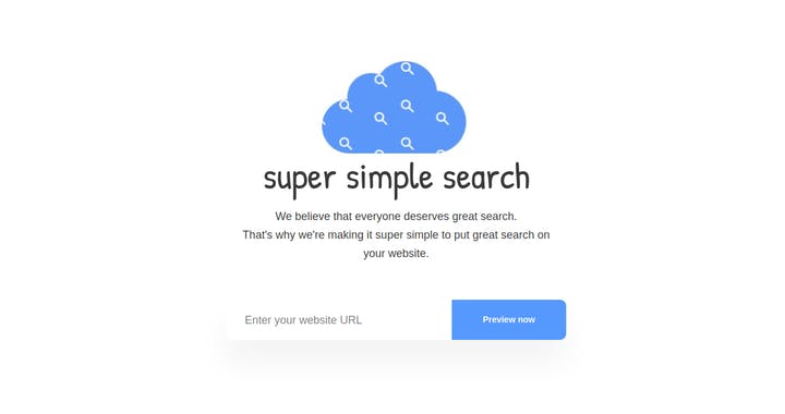 Super Simple Search