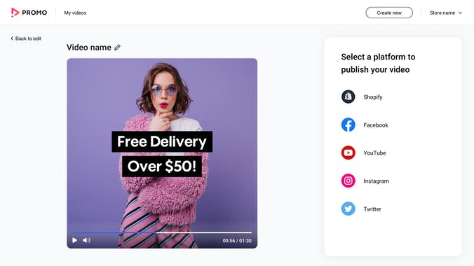 Promo Video Maker for Shopify