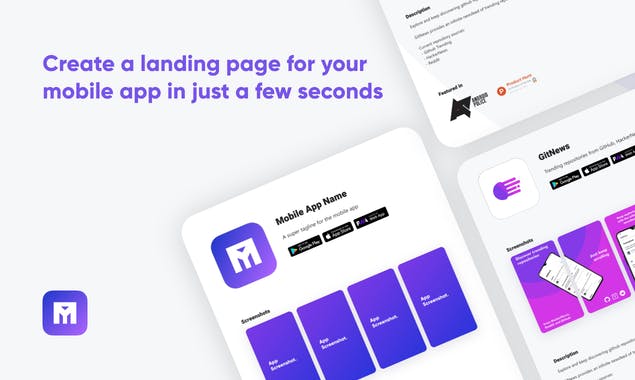 Mobile App Landing Page