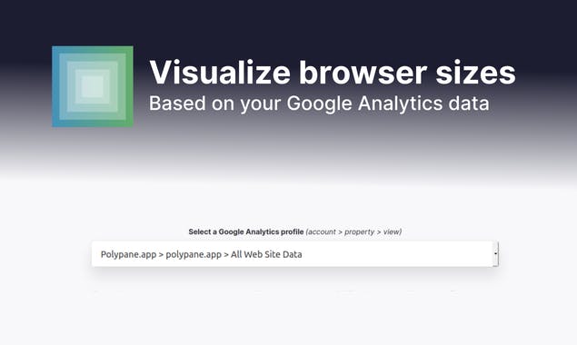 Visualize browser sizes