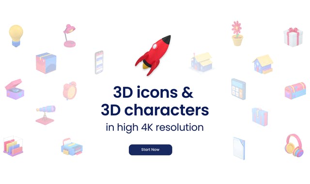 3D Icons 2.0 by Iconshock