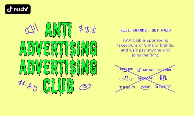 Anti Advertising Advertising Club