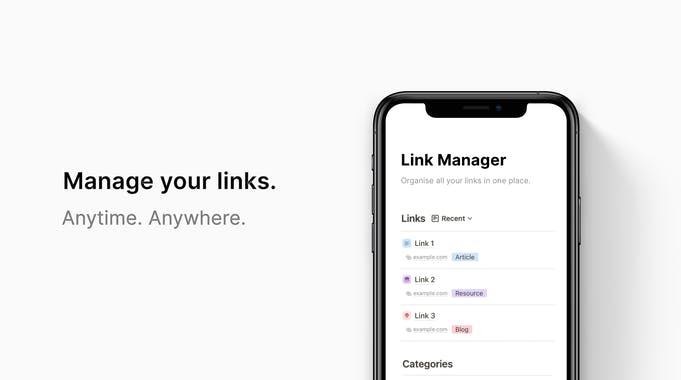 Notion Link Manager