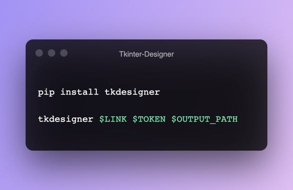 Tkinter Designer