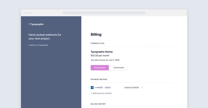 Stripe Billing Customer Portal