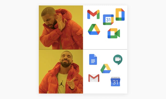 Restore the Google icons