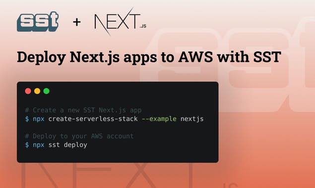 SST + Next.js