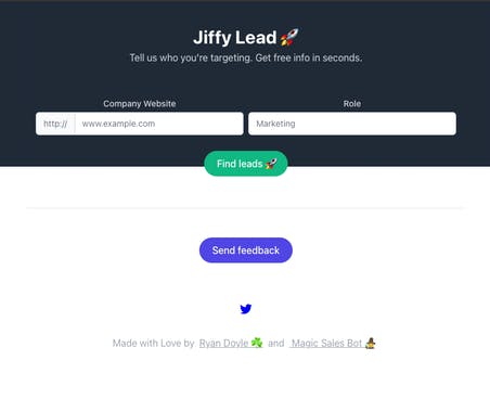 Jiffy Lead