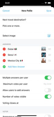 Pollie: Create & Share Polls