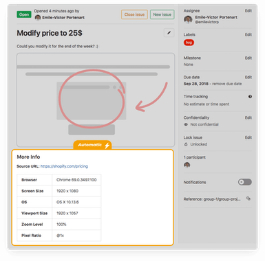 Marker.io for GitLab