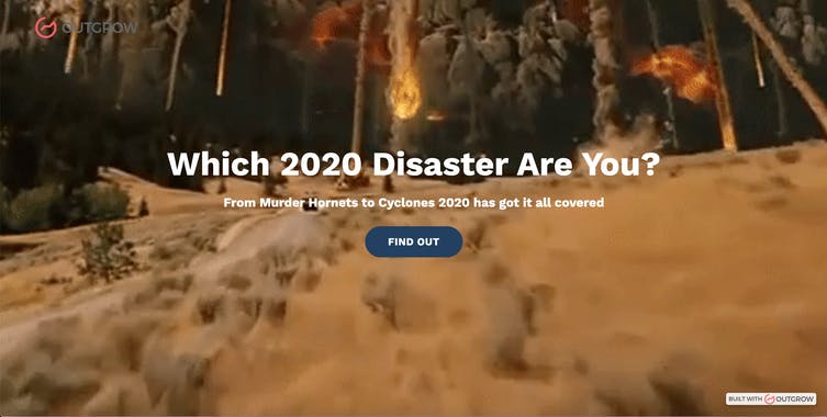 Which 2020 Disaster Are You?